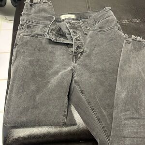 Black madewell skinny jeans